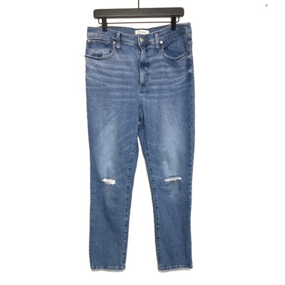 Madewell The High-Rise Slim Boyjean Ripped Edition - Picture 4 of 11